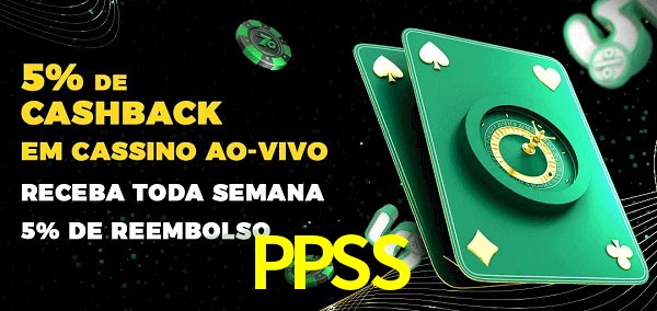 Promoções do cassino ao Vivo PPSS